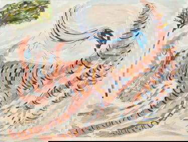 Thornton Dial, 1928-2016, Bird Pecking the Tiger...Man, Quit Pecking Me
