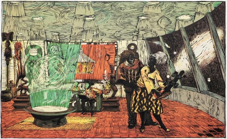 Kerry James Marshall, b. 1955, Keeping the Culture