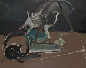 Bertrand D. Phillips, b. 1938, Canine Onslaught
