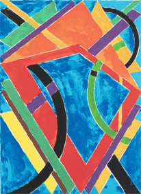 William T Williams, b. 1942, Exodus