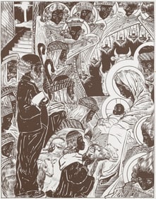 Allan Rohan Crite, 1910-2007, The Presentation