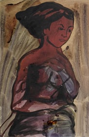 Margaret Taylor Goss Burroughs, 1917-2010, untitled, Woman
