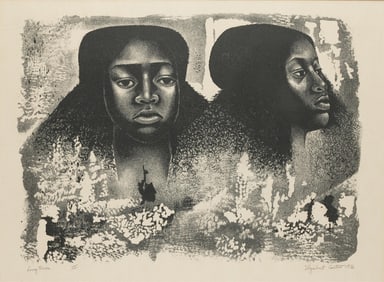 Elizabeth Catlett, 1915-2012, Lovey Twice