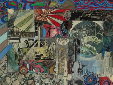 Ralph Moffett Arnold, 1928-2006, Rocks and Flowers