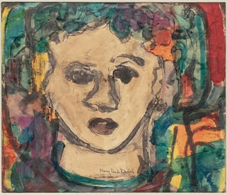 Mary Reed Daniel, 1946-2006, untitled, Portrait of a Woman