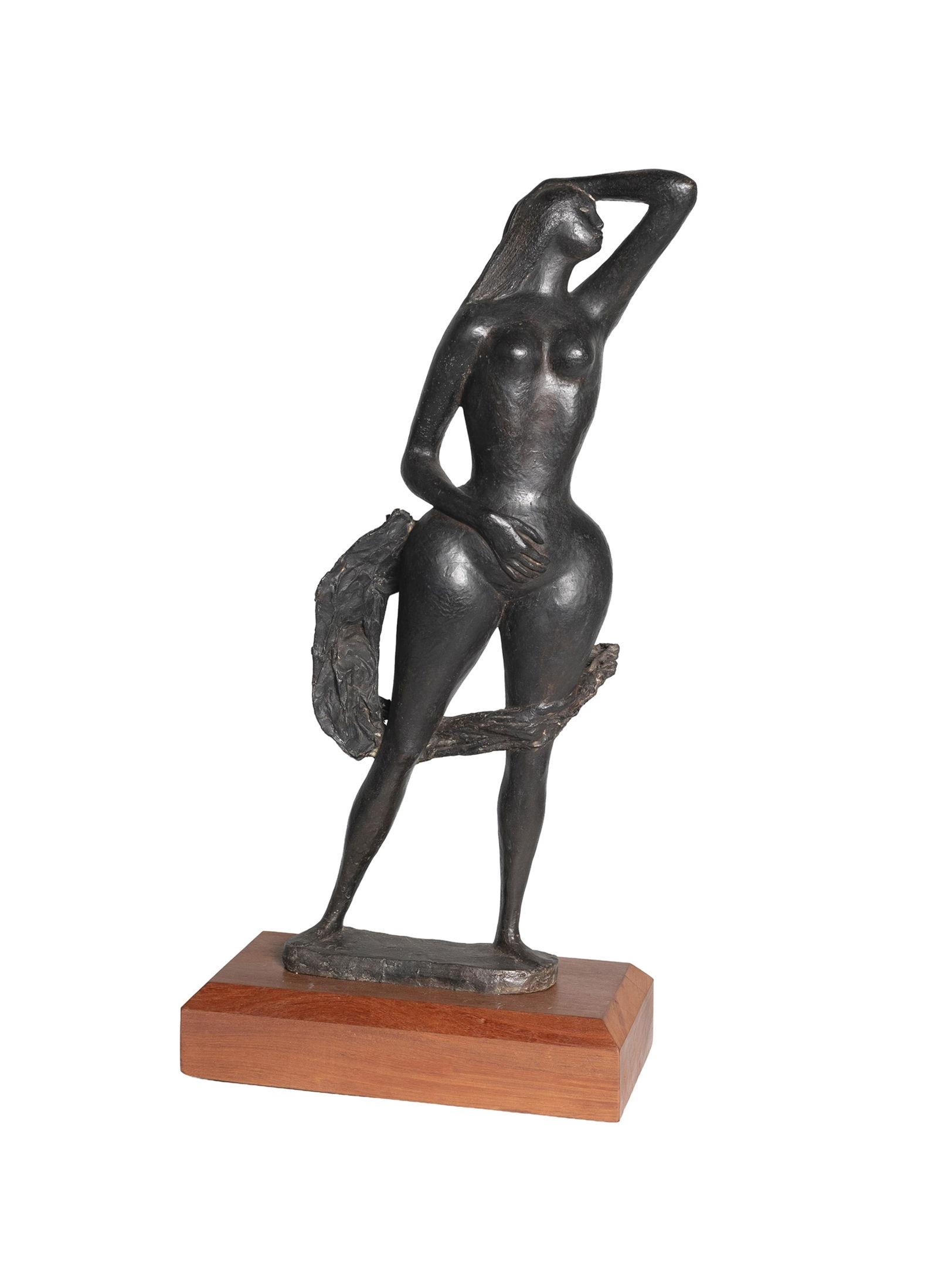 Elizabeth Catlett, 1915-2012, Olmec Bather #1 (1 of 7)