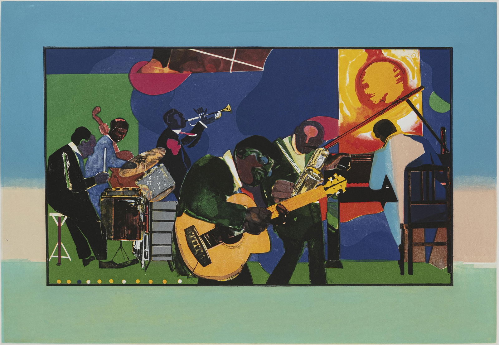 Romare Bearden, 1911-1988, Jamming at the Savoy (1 of 1)