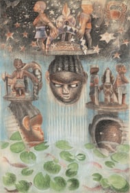 John Biggers, 1924-2001, Homage to Gelede
