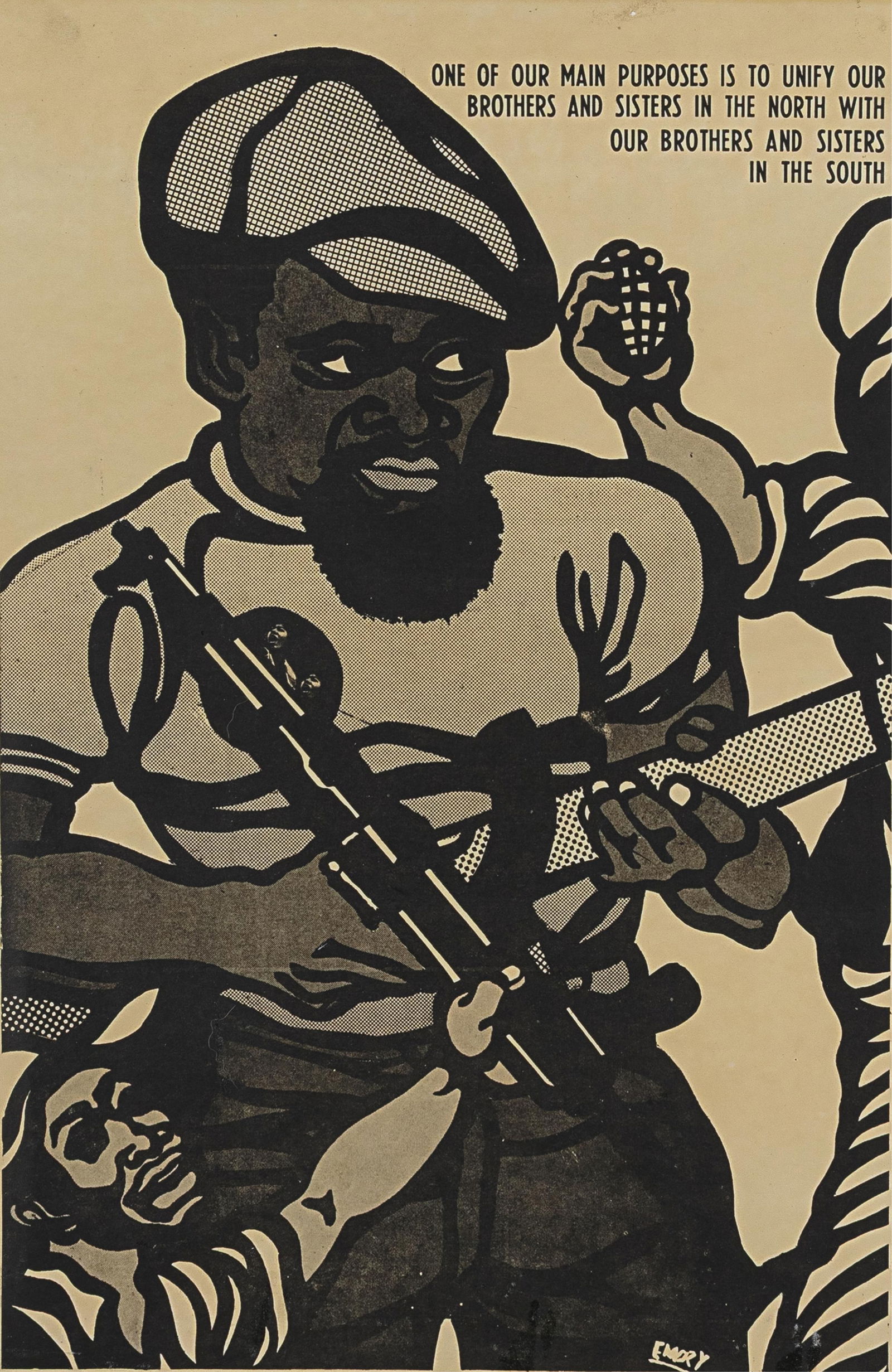 Emory Douglas, b. 1943, lot of 3 items related to Black Panthers (1 of 4)