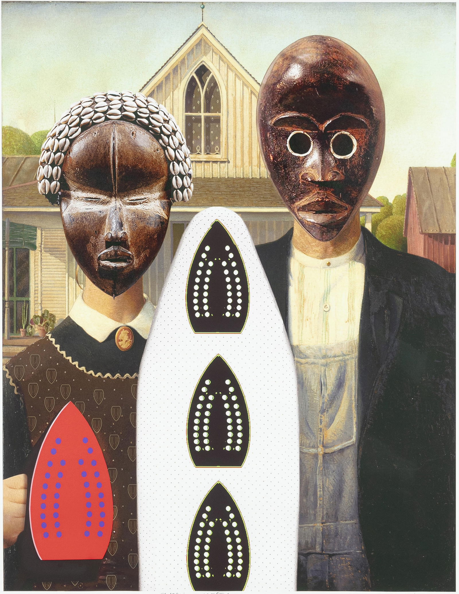 Willie Cole, b. 1955, American Domestic (1 of 2)