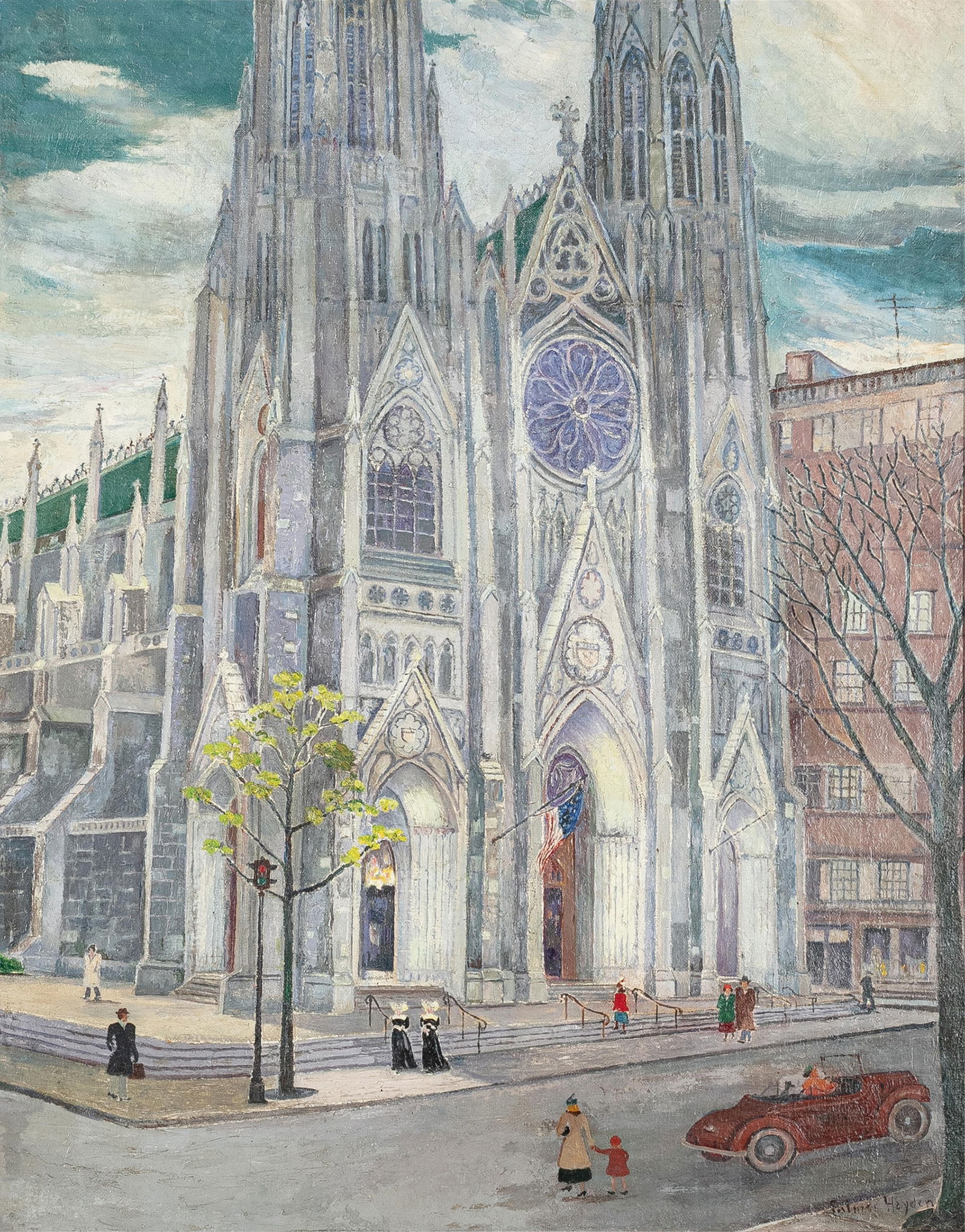 Palmer Cole Hayden, 1890-1973, St Patrick's Cathedral, New York City (1 of 2)