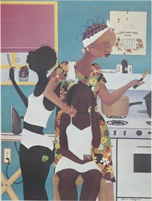 Varnette P. Honeywood, 1950-2010, Dixie Peach