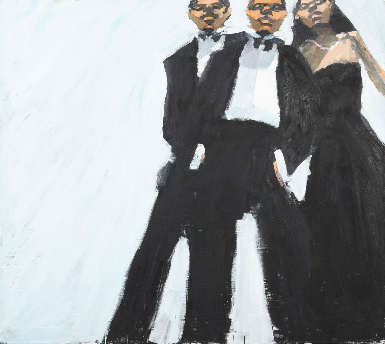 Robert Freeman, b. 1946, War Party: Robert Freemanb. 1946War Party1983oil on canvas66 x 74-1/4 inchessigned dated and titled versoClark Gallery label (Lincoln, MA)Provenance: private collection, Chicago, IL