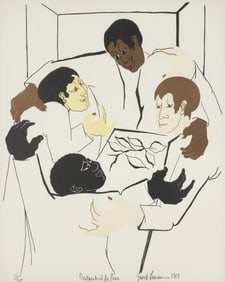 Jacob Lawrence, 1917-2000, Brotherhood for Peace