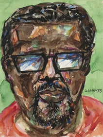 Masood (Wilbert Warren) Ali, 1907-1995, Untitled, self-portrait