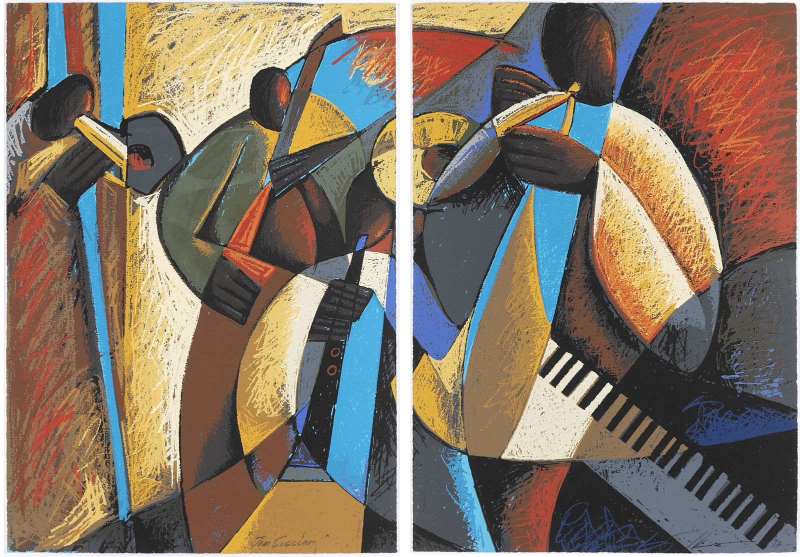 Joseph Holston, 1944-2003, Jam Session (1 of 3)