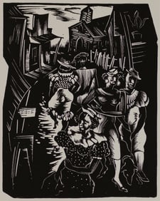 Hale Woodruff, 1900-1980, Sunday Promenade