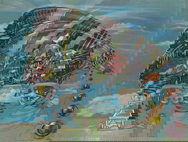 Roderick Vines, b. 1949, 12 Faces