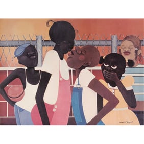 Varnette P. Honeywood, 1950-2010, Double Dare