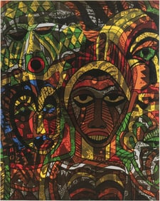 Nathaniel Bustion, b. 1942, Spirits of Nayme