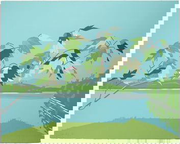 Alex Katz, American b. 1927, Late July I