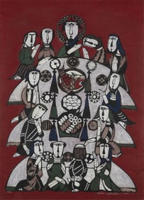 Sadao Watanabe, Japanese 1913-1996, The Last Supper