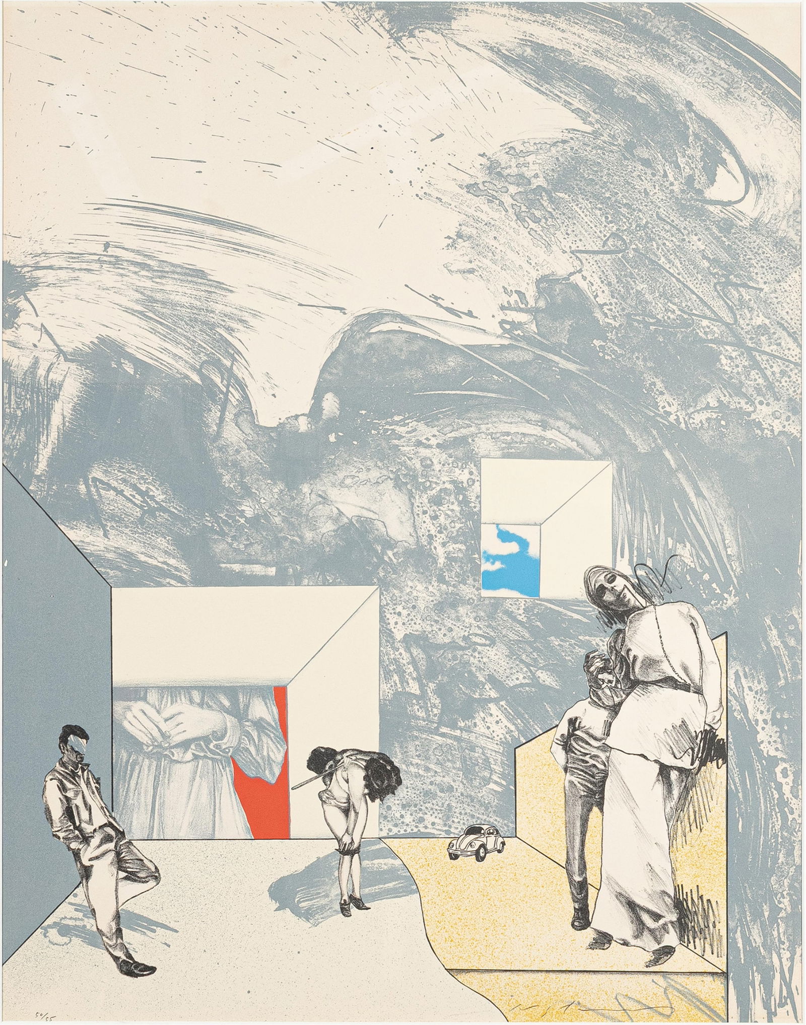 Masuo Ikeda, Japanese 1934-1997, untitled (Interior) (1 of 1)