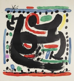 Joan Miro, Spanish 1893-1983, Atelier Mourlot Nueva York