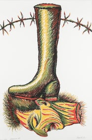 Luis Cruz-Azaceta, Cuban/American b. 1942, Oppression III