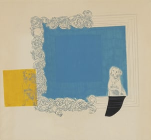 Masuo Ikeda, Japanese 1934-1997, Blue in the Mirror