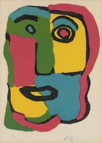 Karel Appel, Dutch 1921-2006, Untitled (Face)