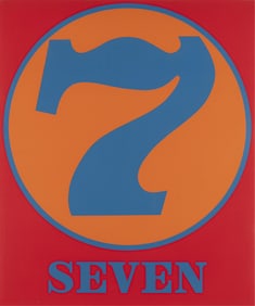 Robert Indiana, American 1928-2018, Seven