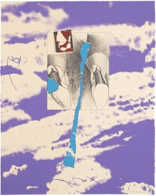 Masuo Ikeda, Japanese 1934-1997, Sole of Shoes from Maggrite Sky and Other Skies