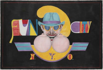 Richard Lindner, American/German 1901-1978, Fun City, New York