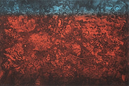 Gabor F. Peterdi, Hungarian/American 1915-2001, Mauna Loa