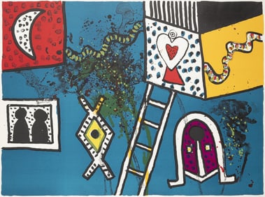 Alan Davie, Scottish 1920-2014, Fox Watch III