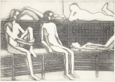 Alena Kucerova, Czech b. 1935, Sauna 4