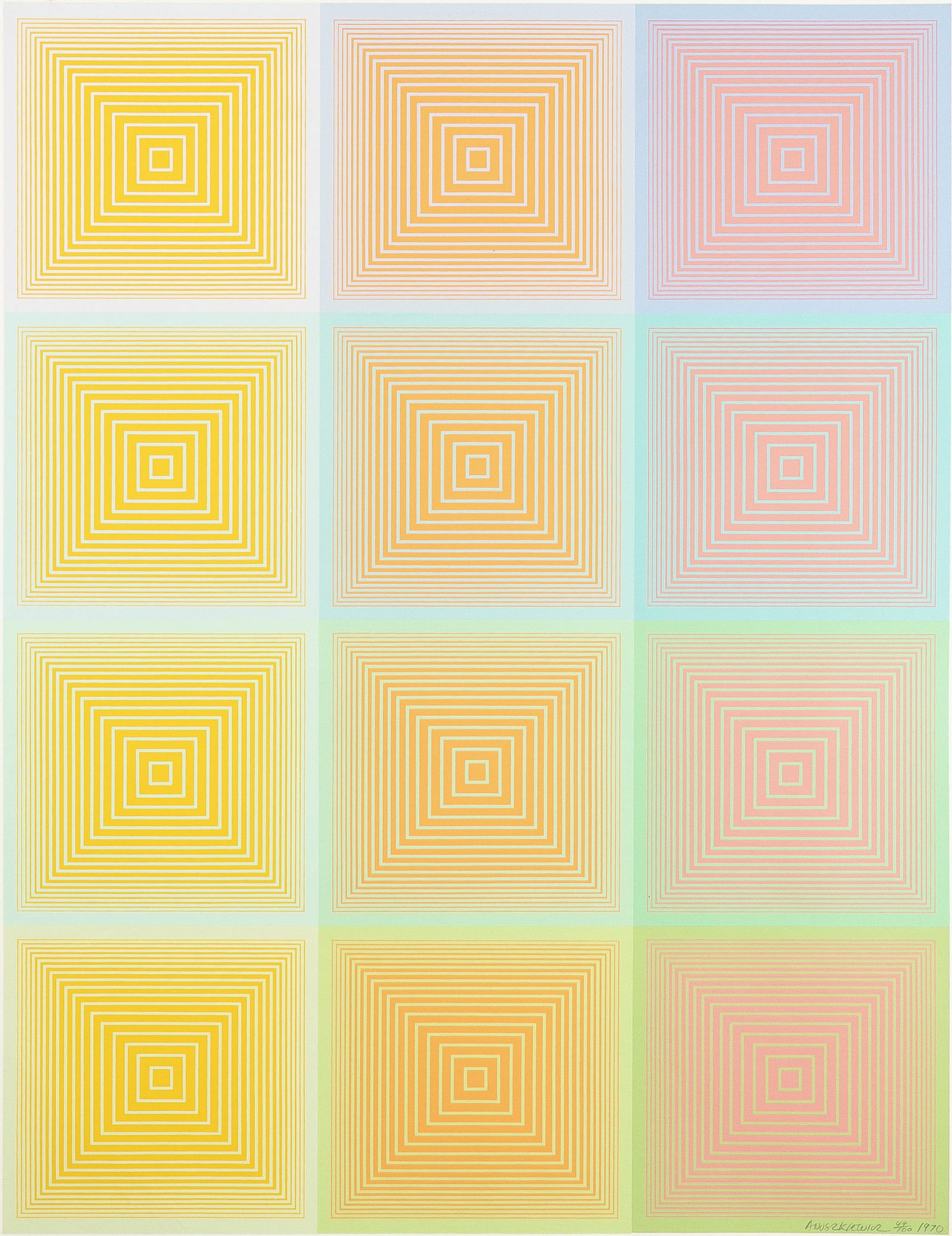 Richard Anuszkiewicz, American 1930-2020, From the 'Inward Eye' series (1 of 1)