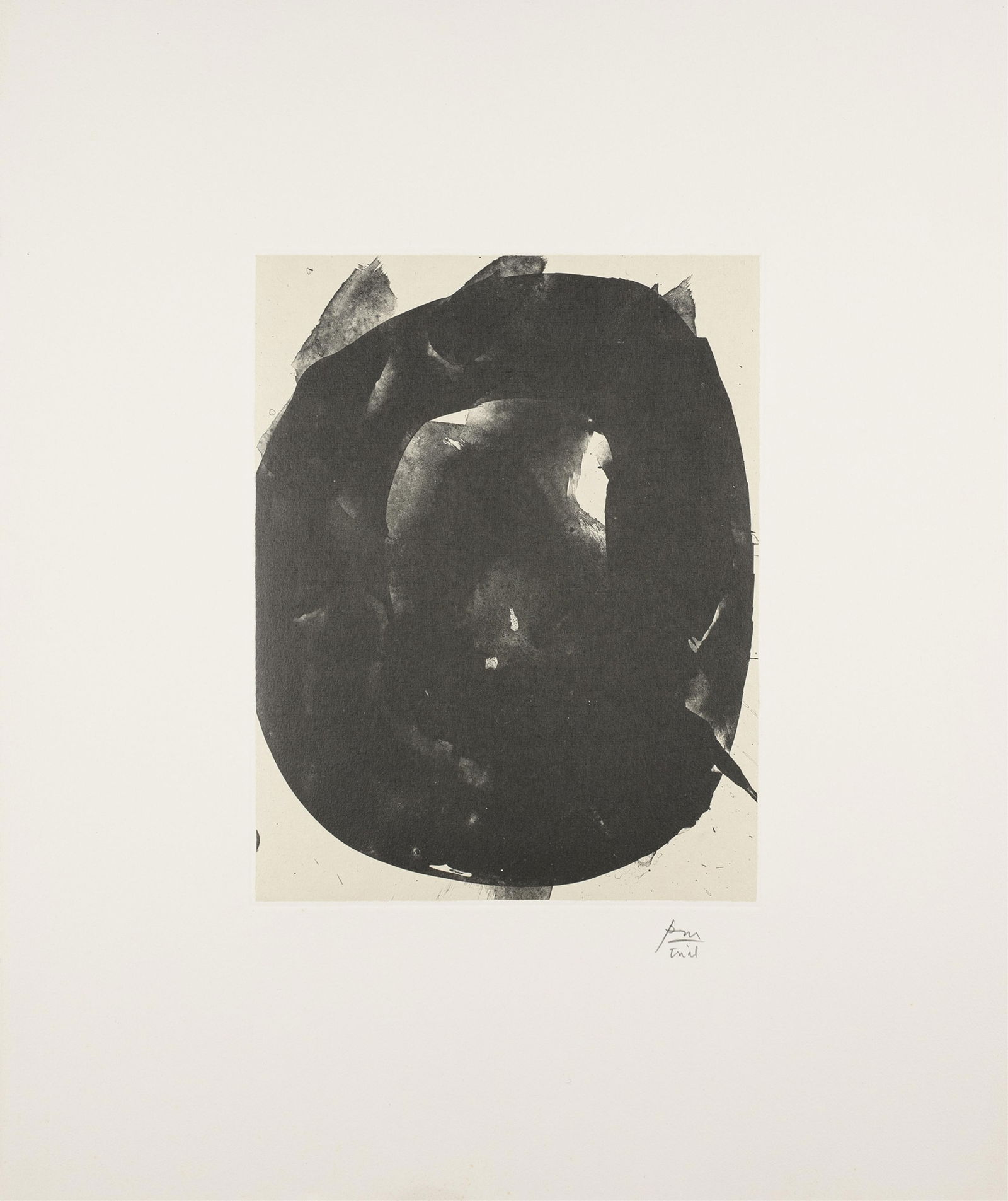 Robert Motherwell, American 1915-1991, Three Poems: Nocturne 5 (1 of 4)
