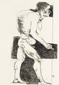 Leonard Baskin, American 1922-2000, Humpback