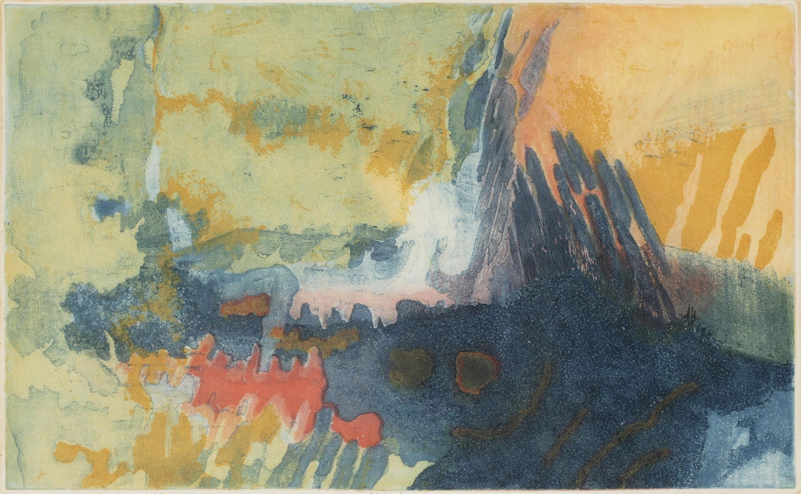 Oddbjorn Stolen, Norwegian b. 1937, Mountain Summer (1 of 2)
