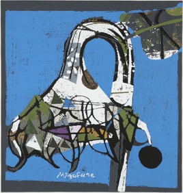 Rokushu Mizufune, Japanese 1912-1980, Sunflower