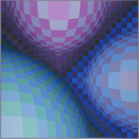 Victor Vasarely, French/Hungarian 1908-1997, Triond