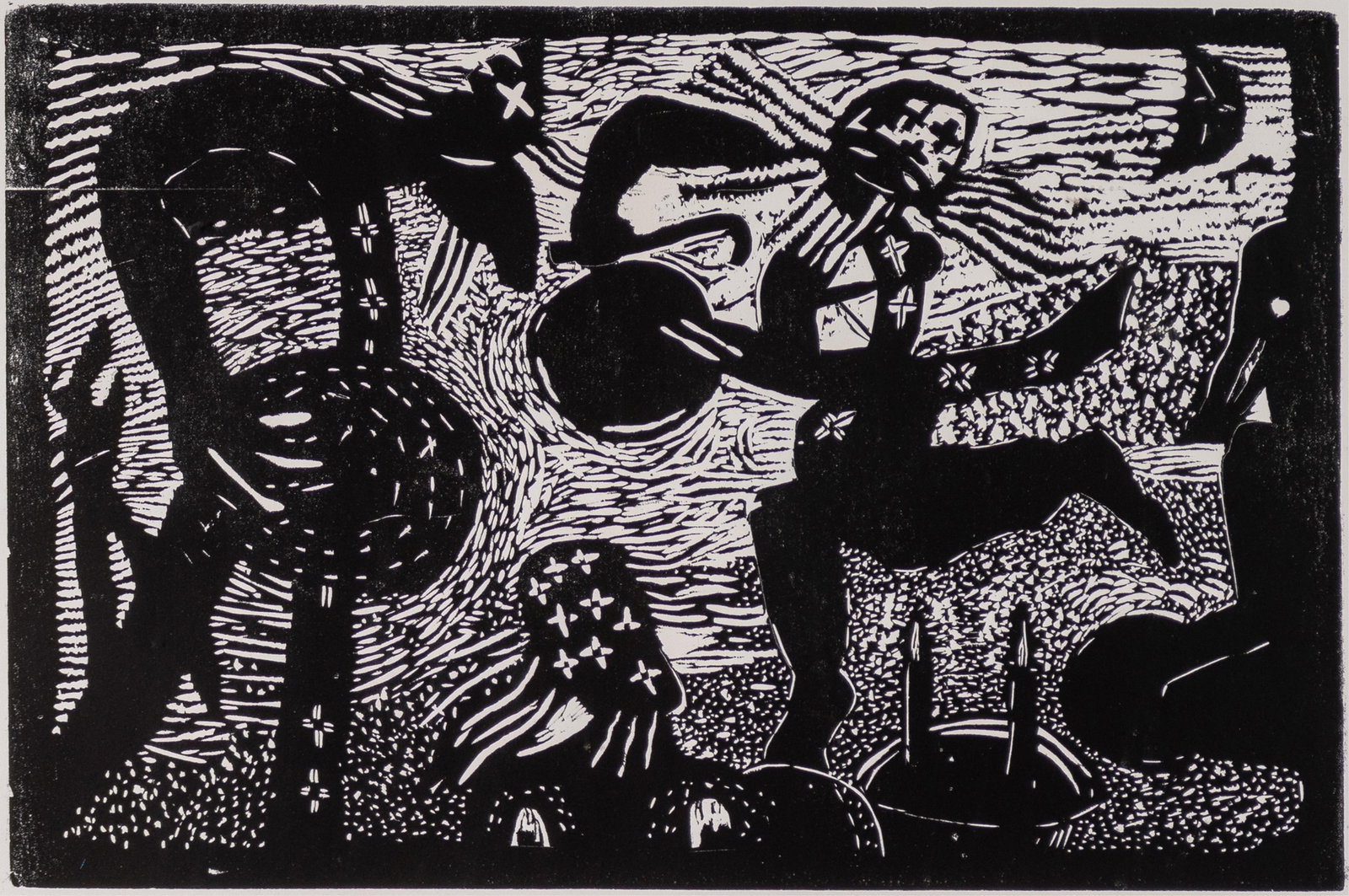 Michael Kelly Williams, b. 1950, Gnawa (1 of 2)