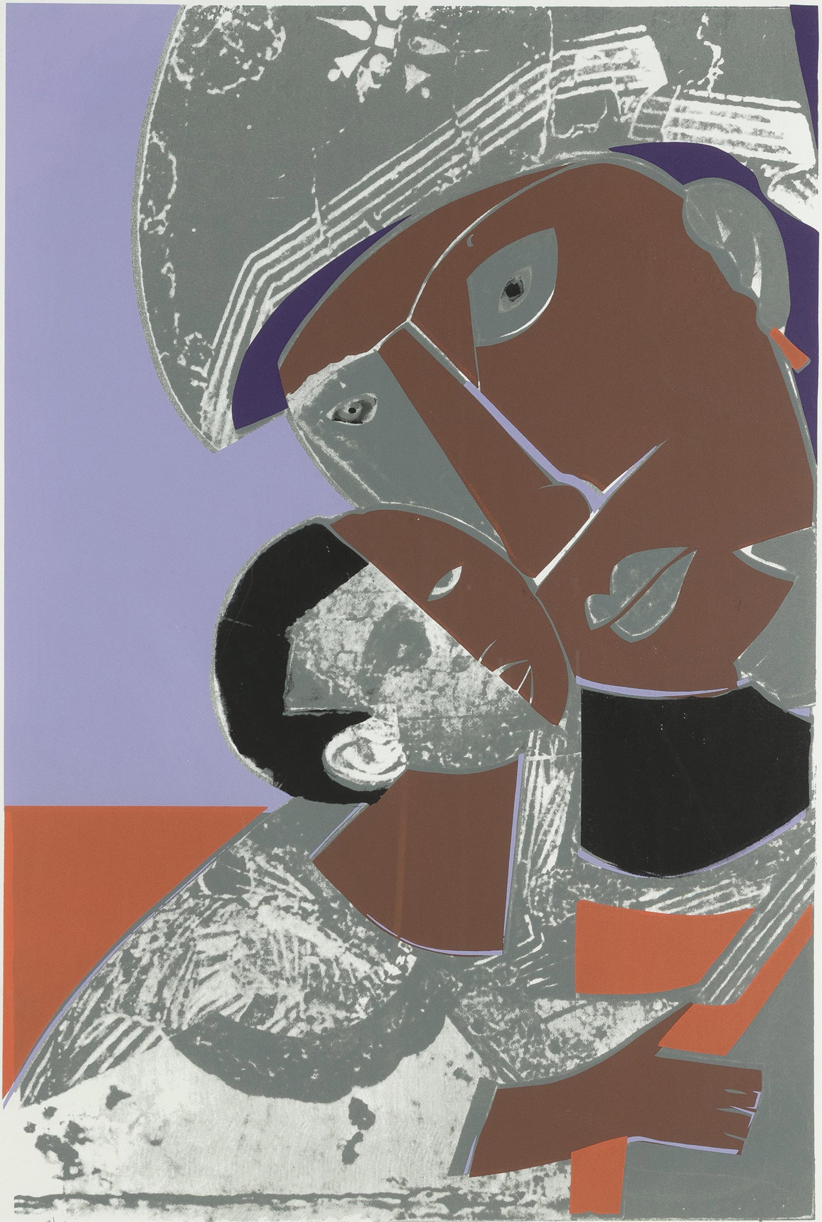 Romare Bearden, 1911-1988, Mother and Child: Romare Bearden1911-1988Mother and Child1972color screenprint19-3/4 x 16 inchessigned and numbered, 71/200GG#59