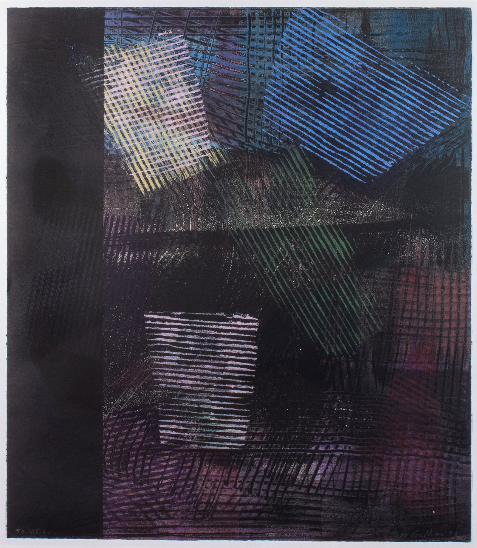 Sam Gilliam, 1933-2022, Groove VI (1 of 1)