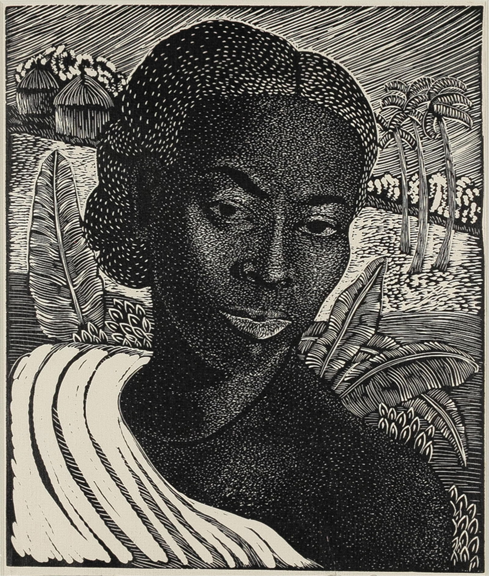 Margaret Taylor Goss Burroughs, \ 1917-2010, Face of Africa (1 of 1)