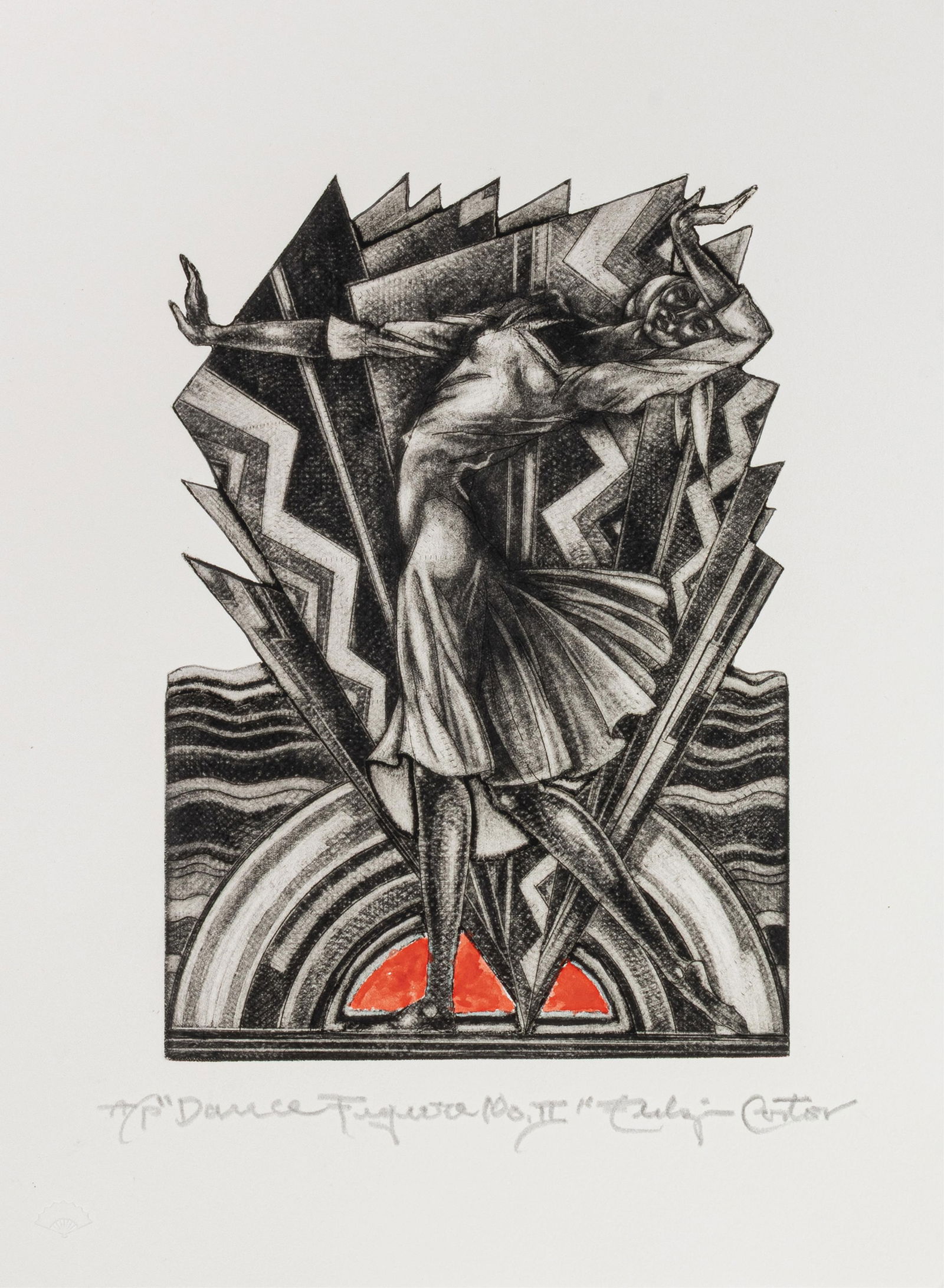 Eldzier Cortor, 1916-2015, Dance Figure No. II - 2