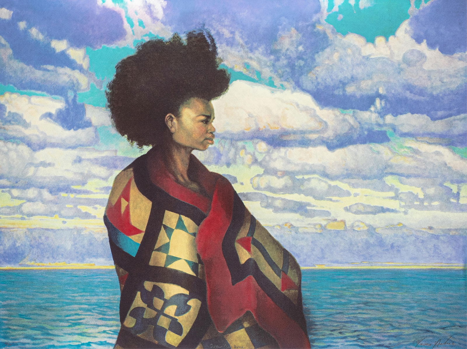 Mason Archie, b. 1959, Guide Me Home: Mason Archieb. 1959Guide Me Home2019serigraph26-3/4 x 35-3/4 inchessigned, dated, titled, and numbered 22/100