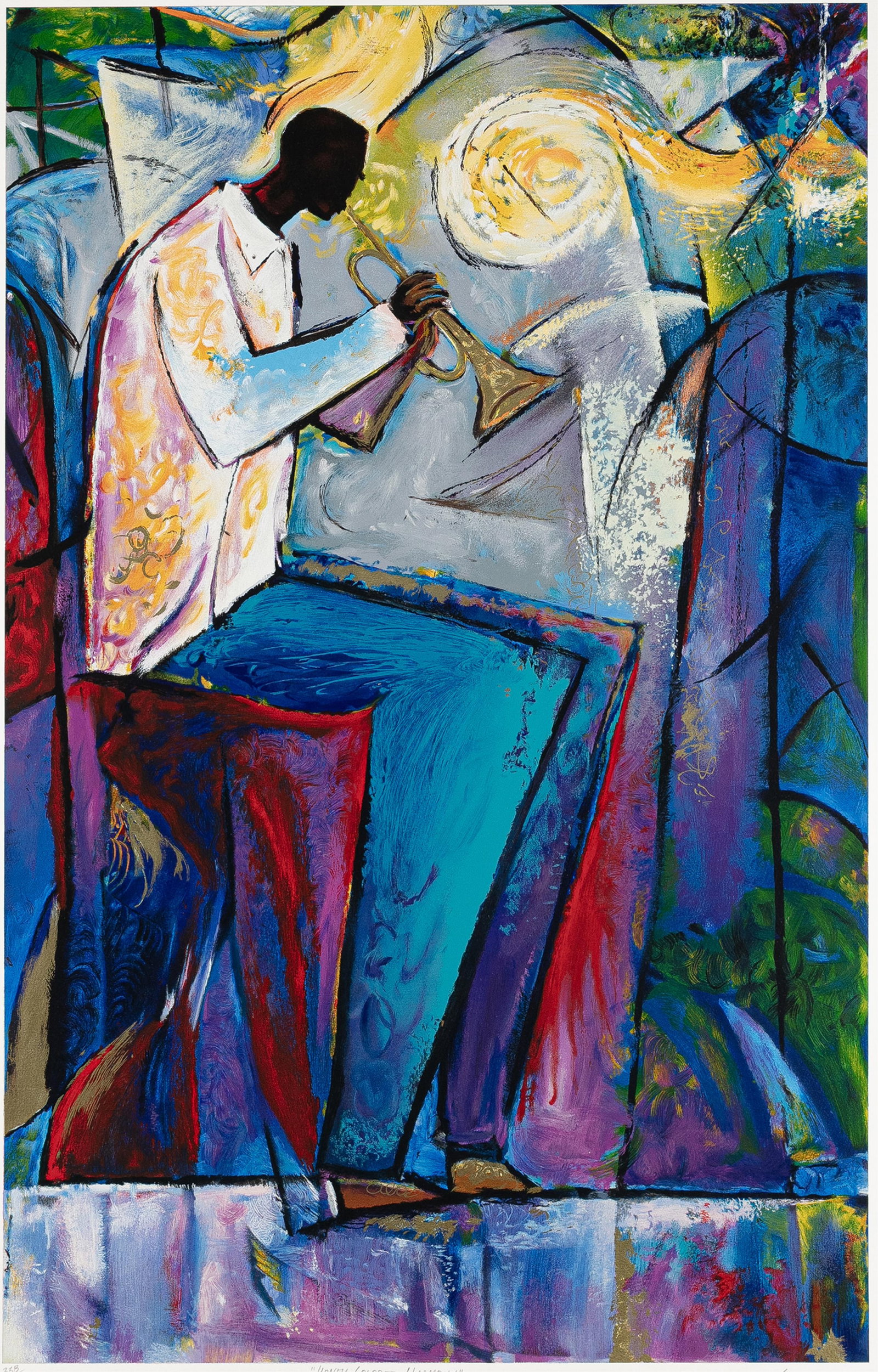 Jerry and Terry (TWIN) Lynn, b. 1975, Honey Colored Harmony (1 of 1)